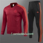 Flamengo Sweat de Treino Conjunto Vermelho 2018/19